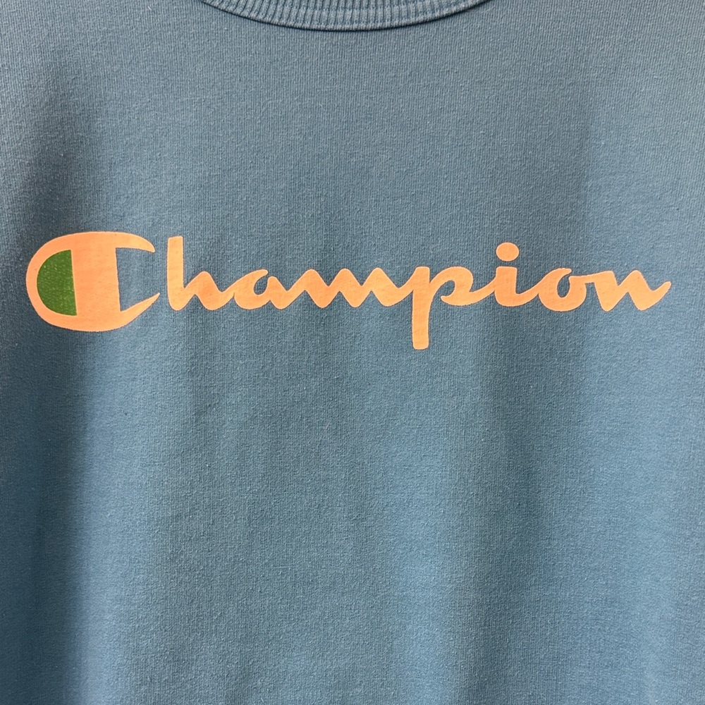Champion Men's Vibrant Blue Crewneck Sweater - Picture 2 of 5